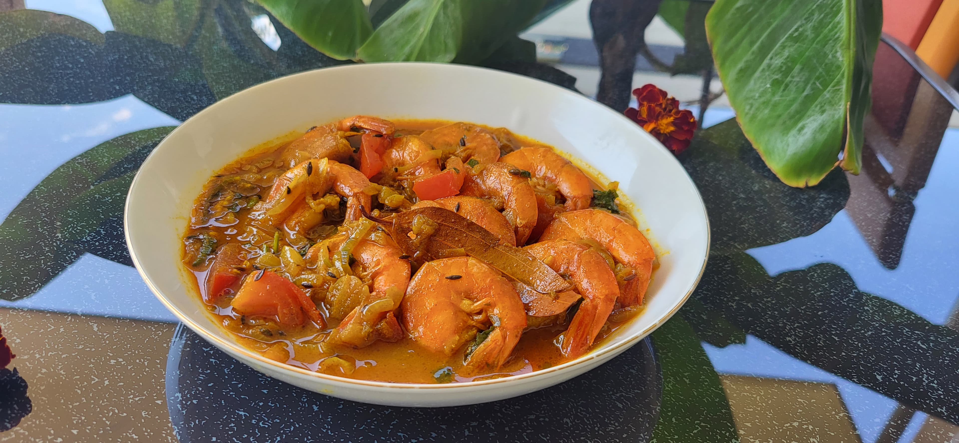 Garnelen Curry